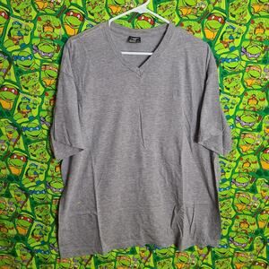 TALHA USA T-SHIRT  GRAY  2XL V Neck no  holes no stains  good condition